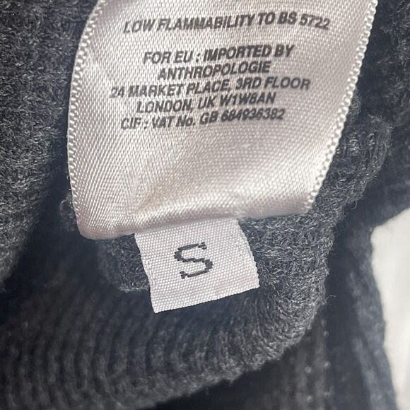 t.la Anthropologie Top Women Small Gray Waffle Knit Thermal Keyhole Tunic Casual - Picture 8 of 11